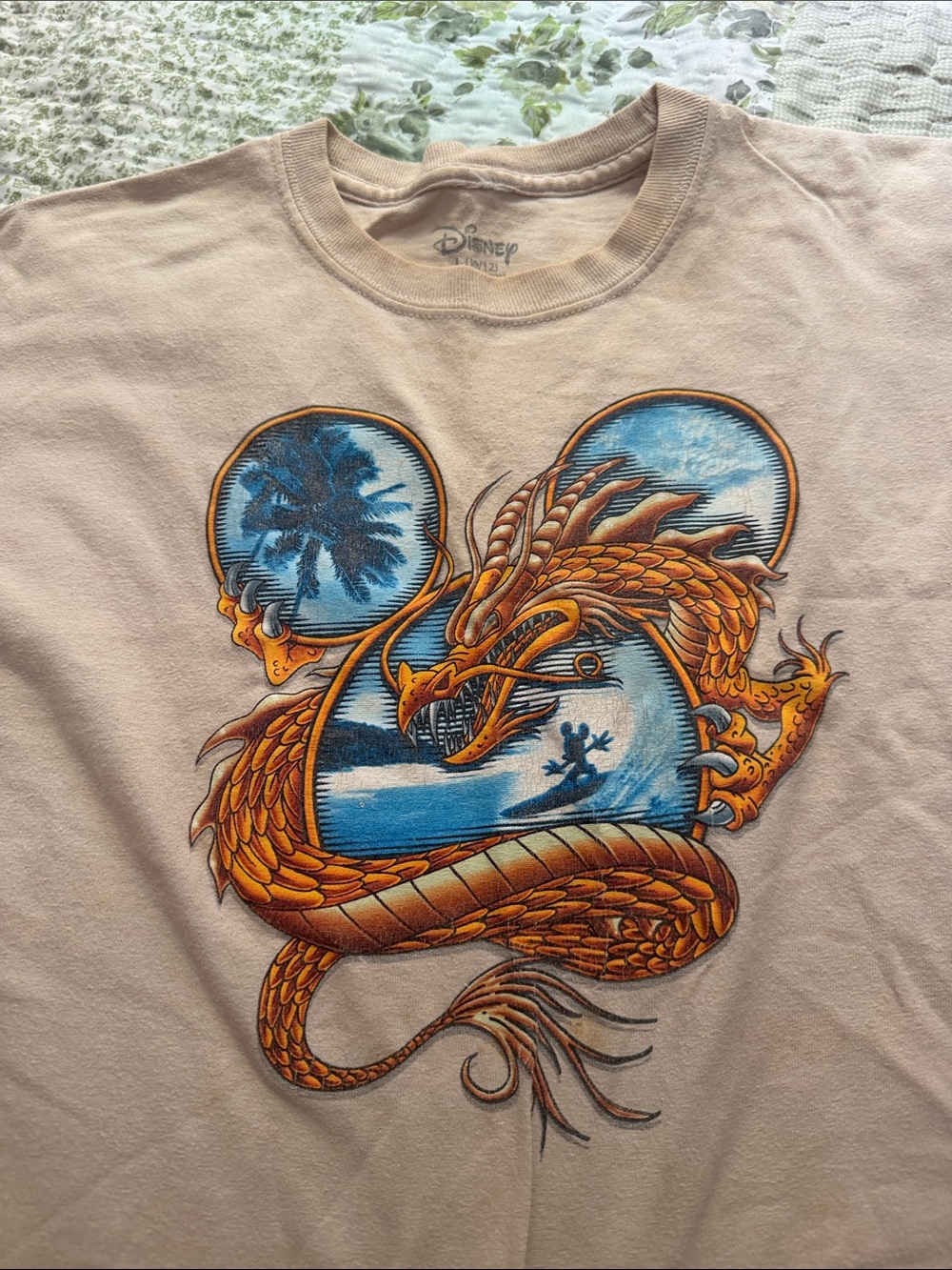 Y2K Disney Dragon Graphic Tee